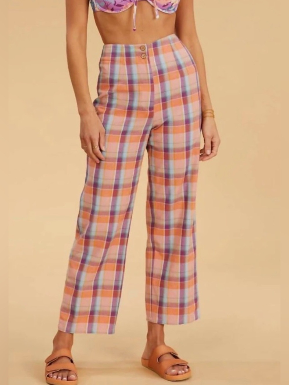 Billabong x the Salty Blonde Breakpoint Plaid Pants